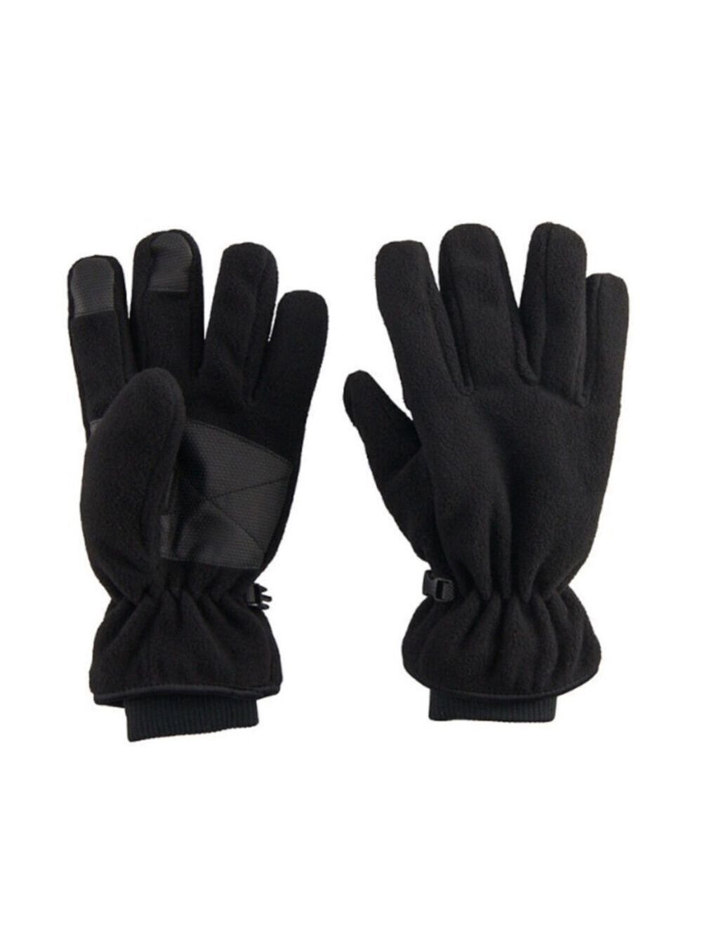 Men's Tek Gear Black Warm Tek Touchscreen Micro Fleece Gloves S/M